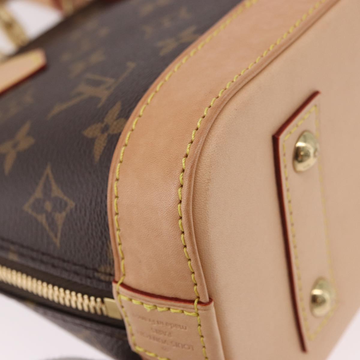 LOUIS VUITTON Monogram Alma BB Hand Bag 2way M53152 LV Auth 190077SAM