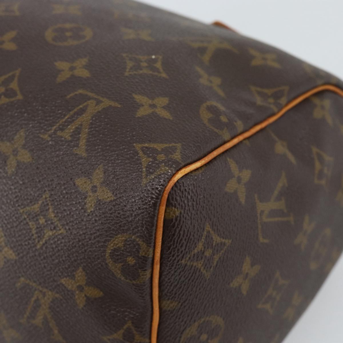LOUIS VUITTON Monogram Speedy 25 Hand Bag M41528 LV Auth 190084A