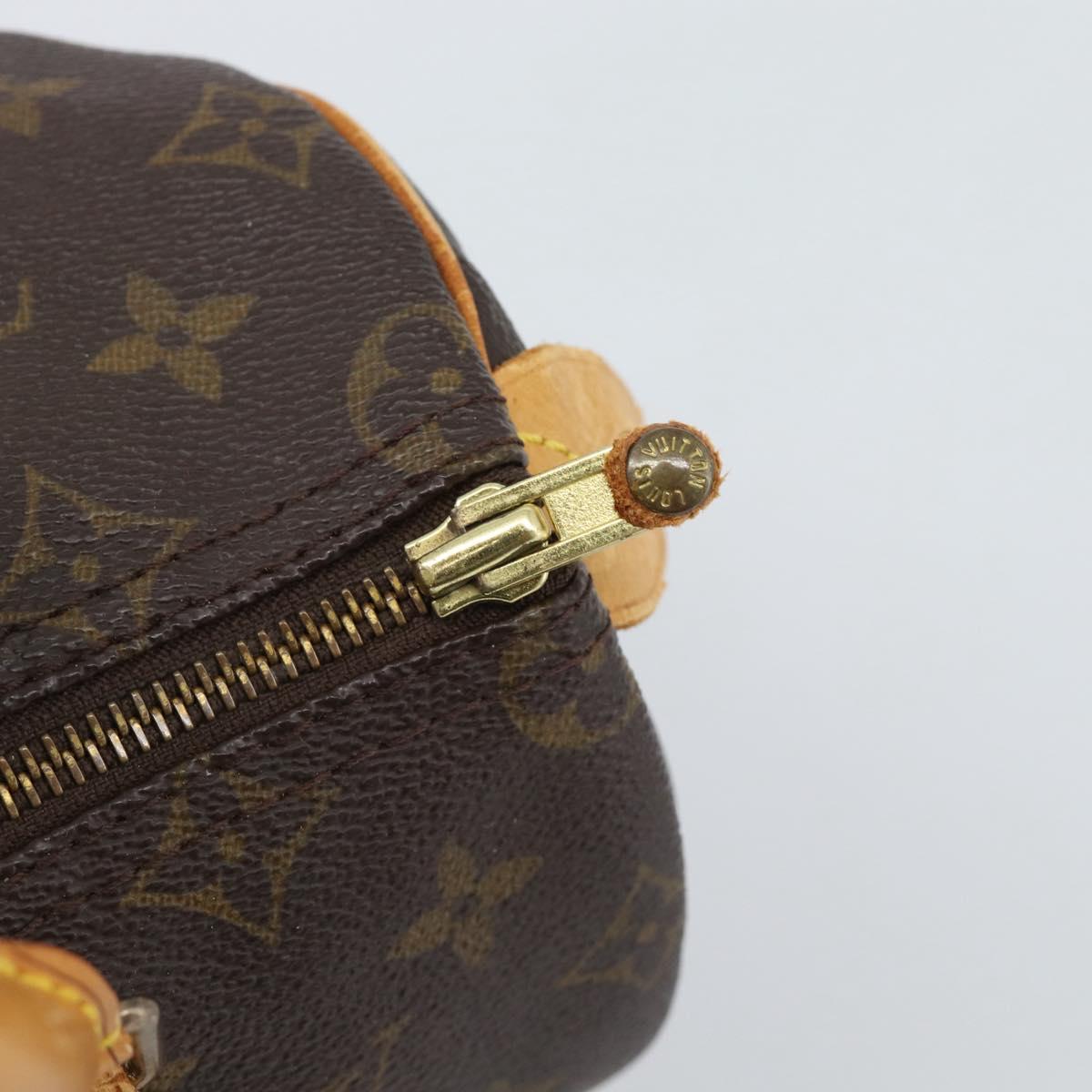 LOUIS VUITTON Monogram Speedy 25 Hand Bag M41528 LV Auth 190084A
