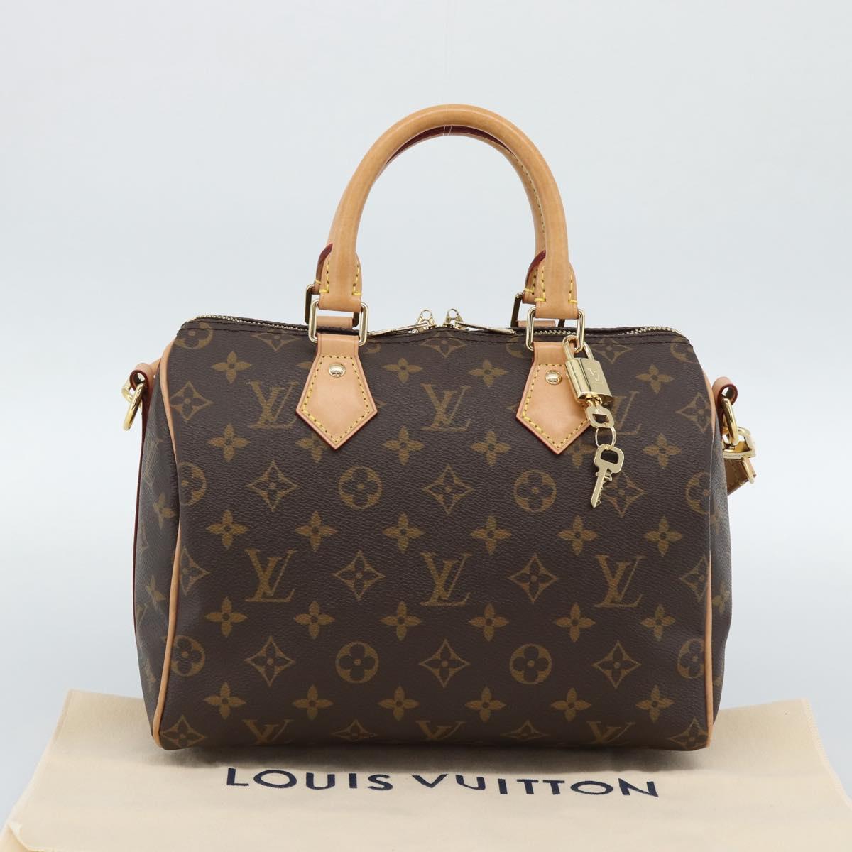 LOUIS VUITTON Monogram Speedy Bandouliere 25 Hand Bag 2way M45948 Auth 190087SAM