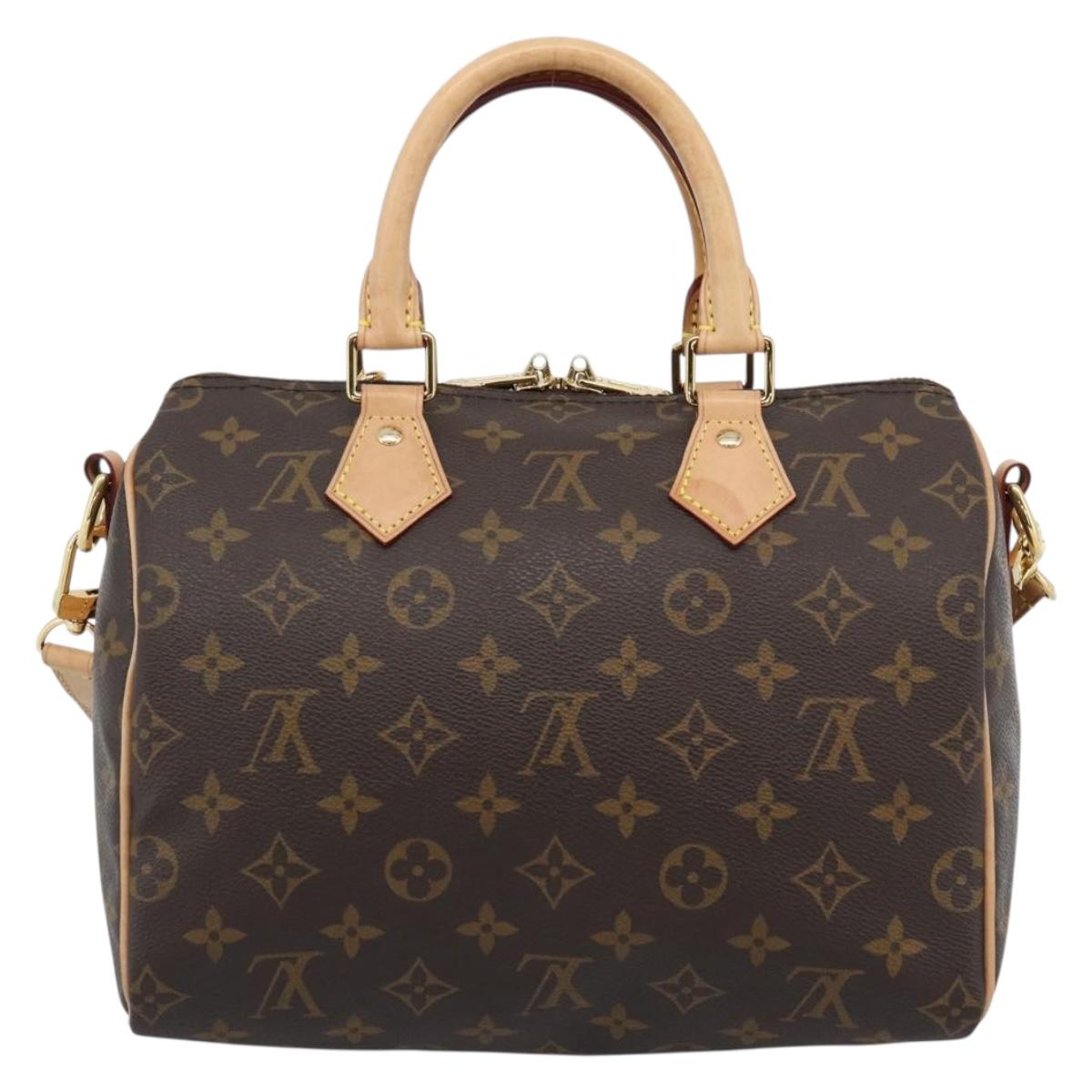 LOUIS VUITTON Monogram Speedy Bandouliere 25 Hand Bag 2way M45948 Auth 190087SAM