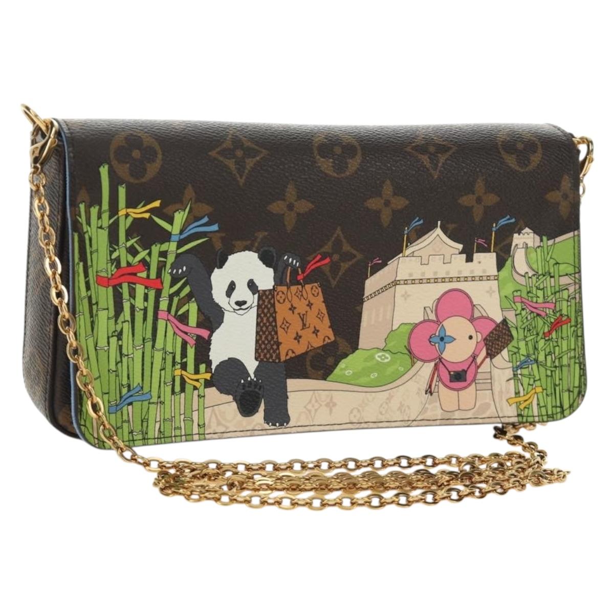 LOUIS VUITTON Monogram Vivienne Pochette Felice Bag M80992 LV Auth 190096SAM