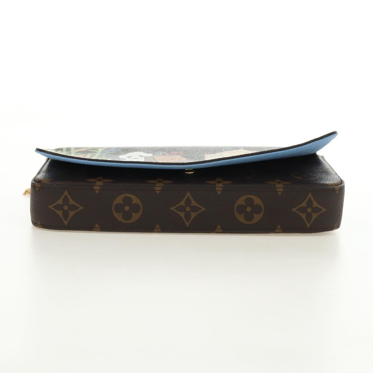 LOUIS VUITTON Monogram Vivienne Pochette Felice Bag M80992 LV Auth 190096SAM