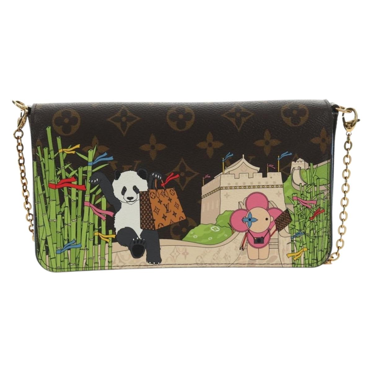 LOUIS VUITTON Monogram Vivienne Pochette Felice Bag M80992 LV Auth 190096SAM