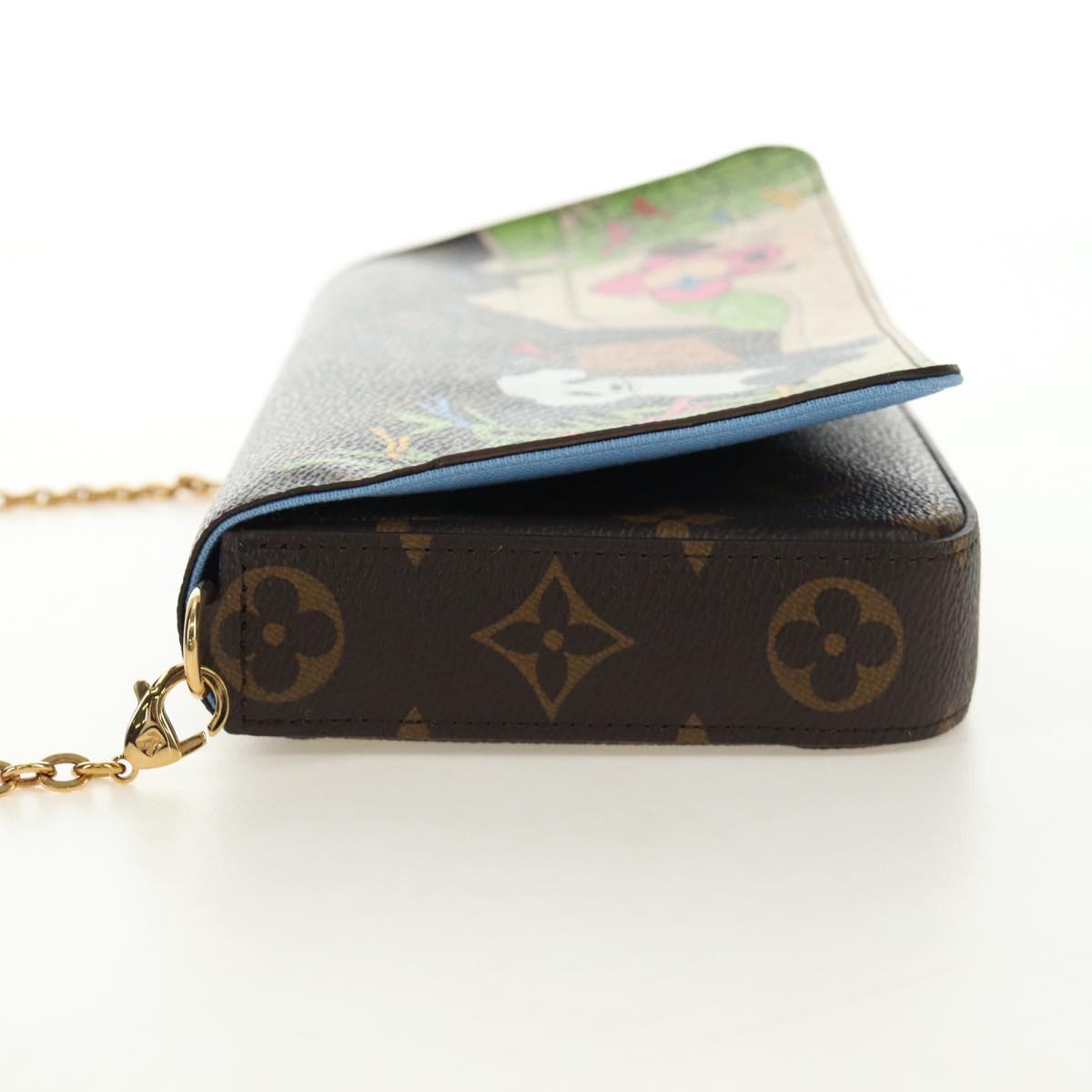 LOUIS VUITTON Monogram Vivienne Pochette Felice Bag M80992 LV Auth 190096SAM