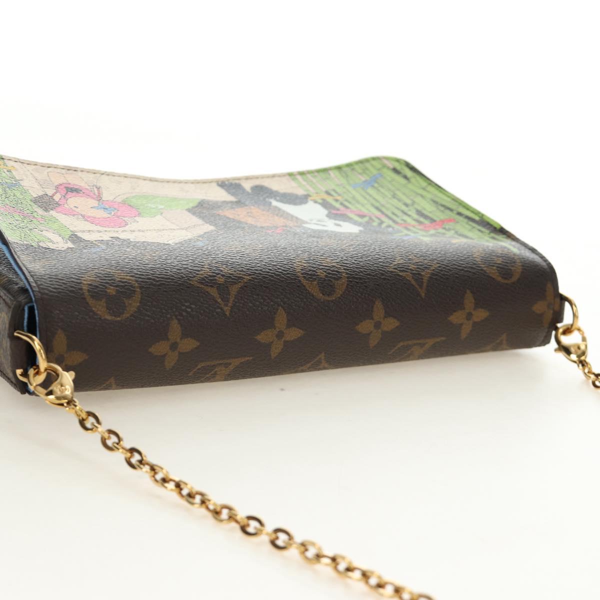 LOUIS VUITTON Monogram Vivienne Pochette Felice Bag M80992 LV Auth 190096SAM