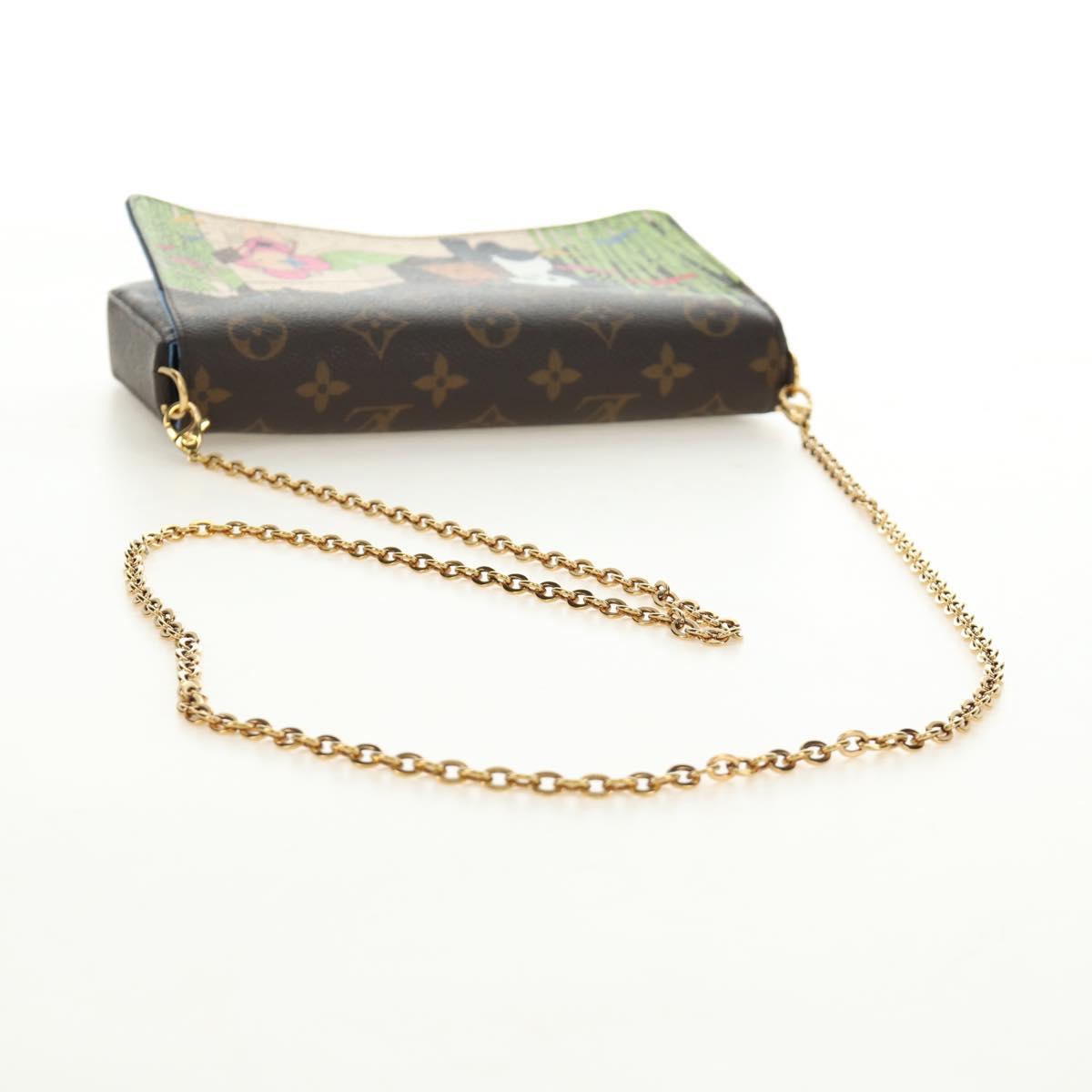 LOUIS VUITTON Monogram Vivienne Pochette Felice Bag M80992 LV Auth 190096SAM