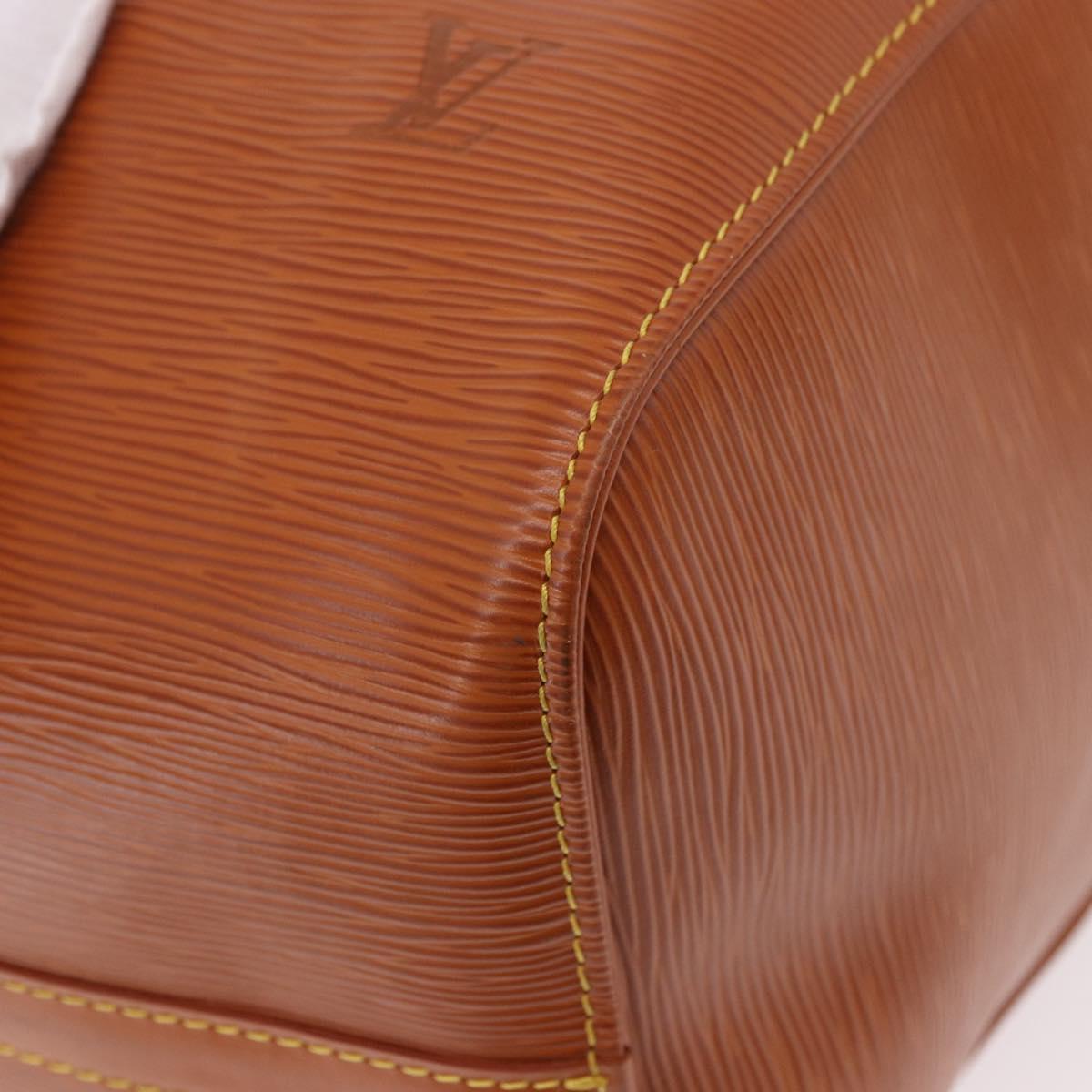 LOUIS VUITTON Epi Keepall 45 Boston Bag Brown M42978 LV Auth 190098SAV