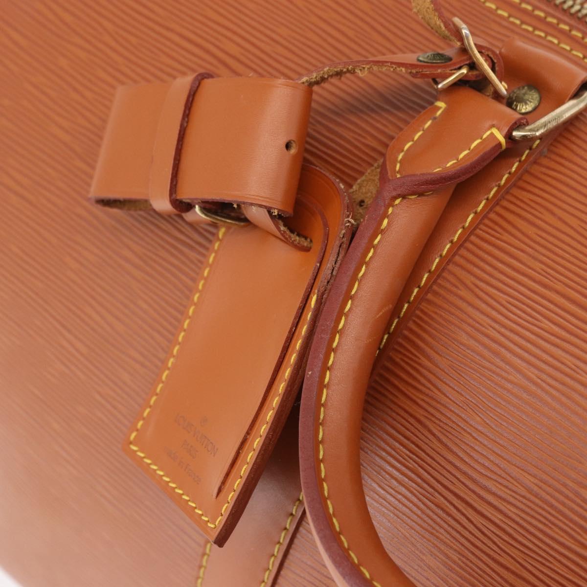 LOUIS VUITTON Epi Keepall 45 Boston Bag Brown M42978 LV Auth 190098SAV