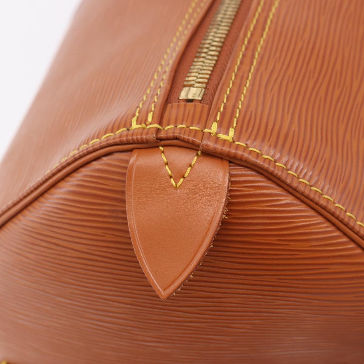 LOUIS VUITTON Epi Keepall 45 Boston Bag Brown M42978 LV Auth 190098SAV