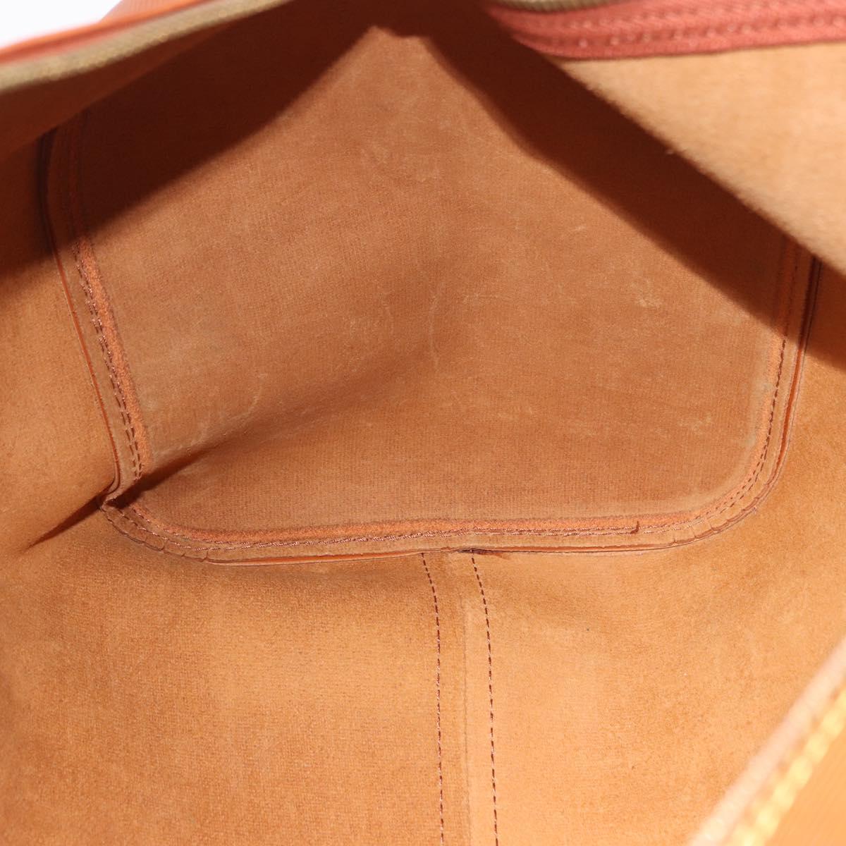 LOUIS VUITTON Epi Keepall 45 Boston Bag Brown M42978 LV Auth 190098SAV
