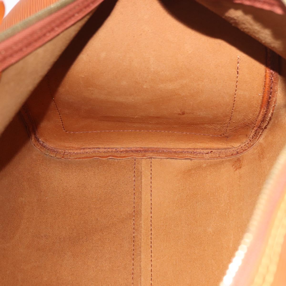 LOUIS VUITTON Epi Keepall 45 Boston Bag Brown M42978 LV Auth 190098SAV