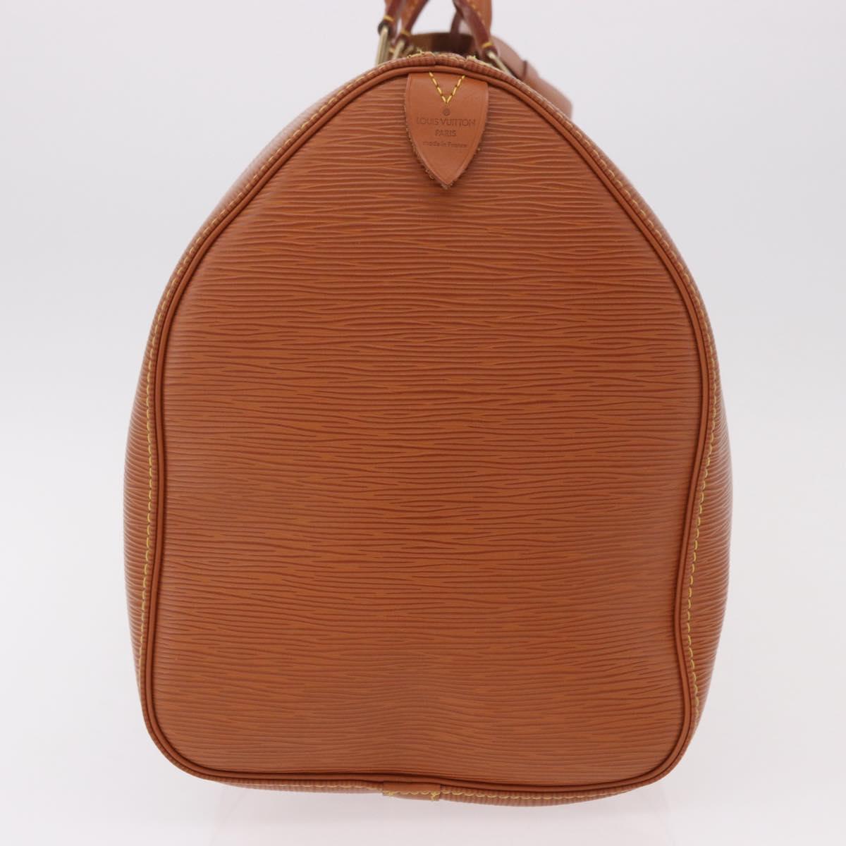 LOUIS VUITTON Epi Keepall 45 Boston Bag Brown M42978 LV Auth 190098SAV