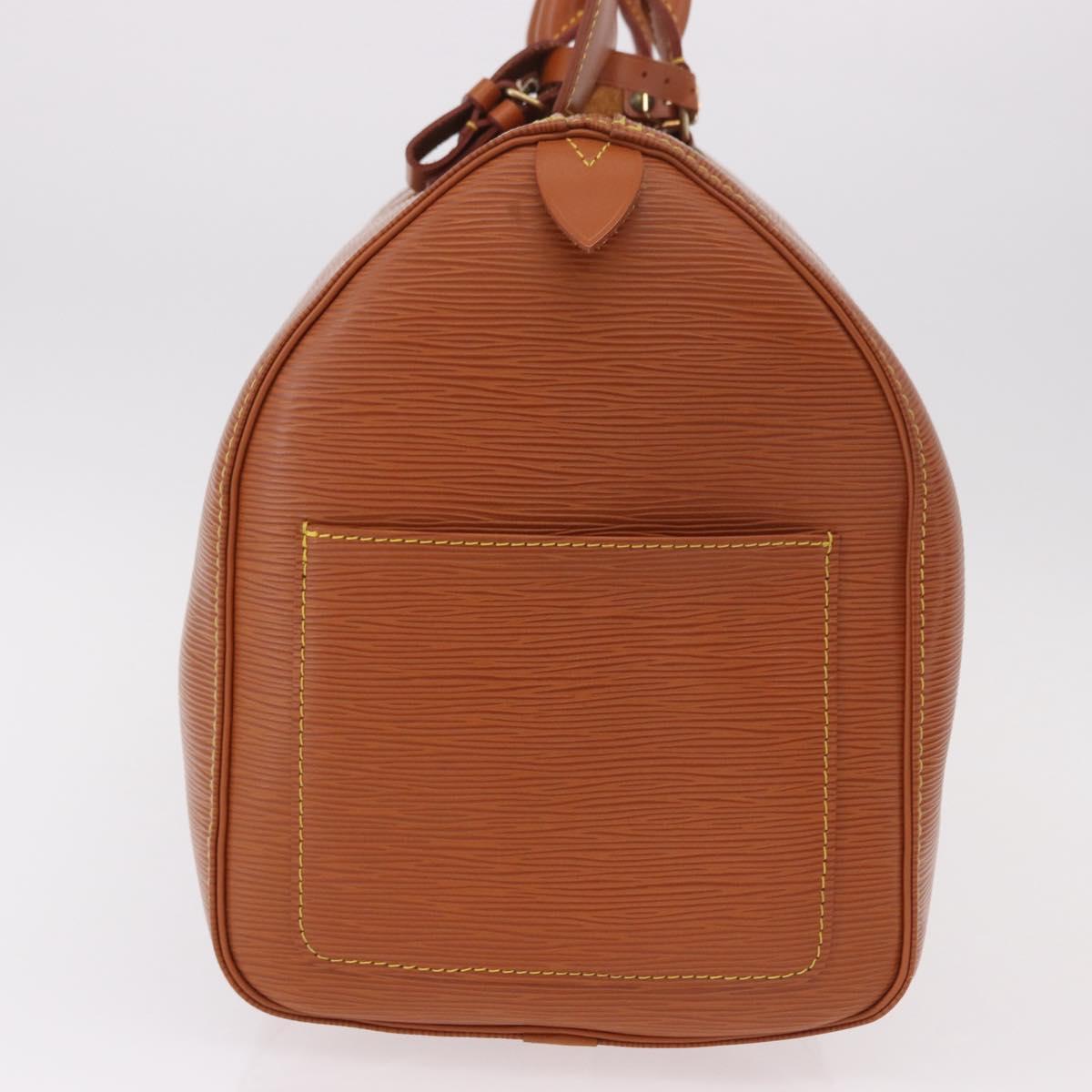 LOUIS VUITTON Epi Keepall 45 Boston Bag Brown M42978 LV Auth 190098SAV