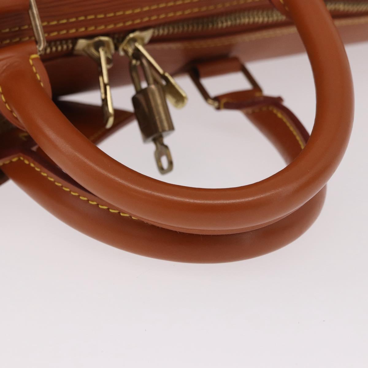 LOUIS VUITTON Epi Keepall 45 Boston Bag Brown M42978 LV Auth 190098SAV