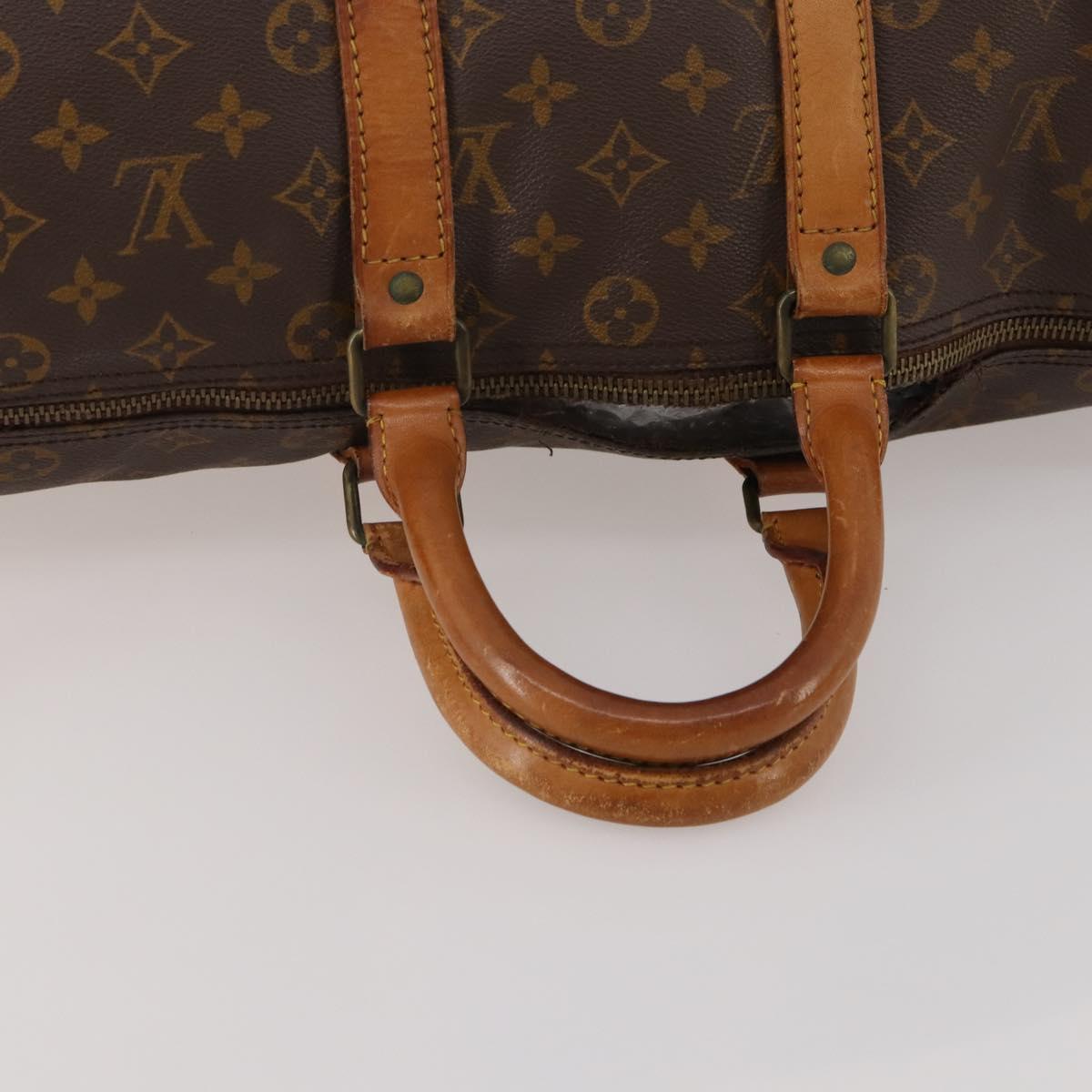 LOUIS VUITTON Monogram Keepall 45 Boston Bag M41428 LV Auth 190103