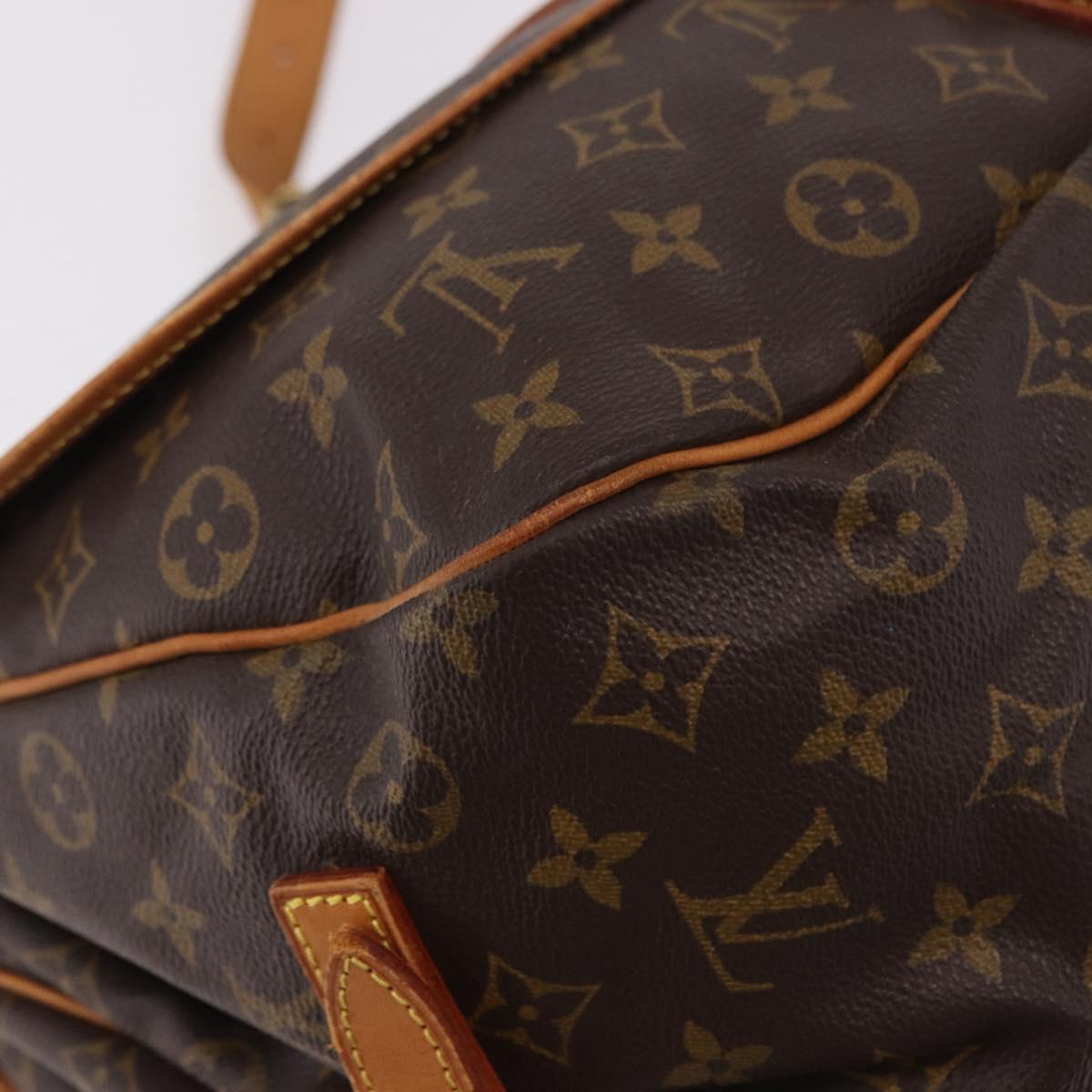 LOUIS VUITTON Monogram Saumur 35 Shoulder Bag M42254 LV Auth 190105A