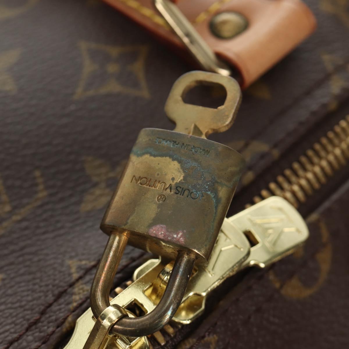 LOUIS VUITTON Monogram Keepall Bandouliere 60 Bag M41412 LV Auth 190106SAV