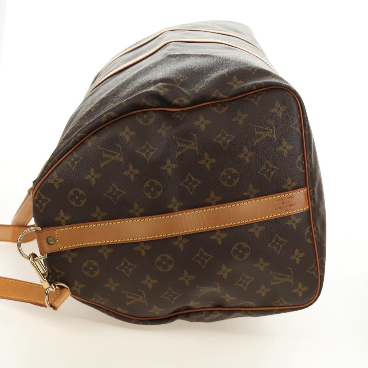 LOUIS VUITTON Monogram Keepall Bandouliere 60 Bag M41412 LV Auth 190106SAV