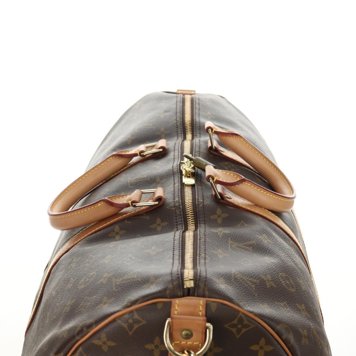 LOUIS VUITTON Monogram Keepall Bandouliere 60 Bag M41412 LV Auth 190106SAV