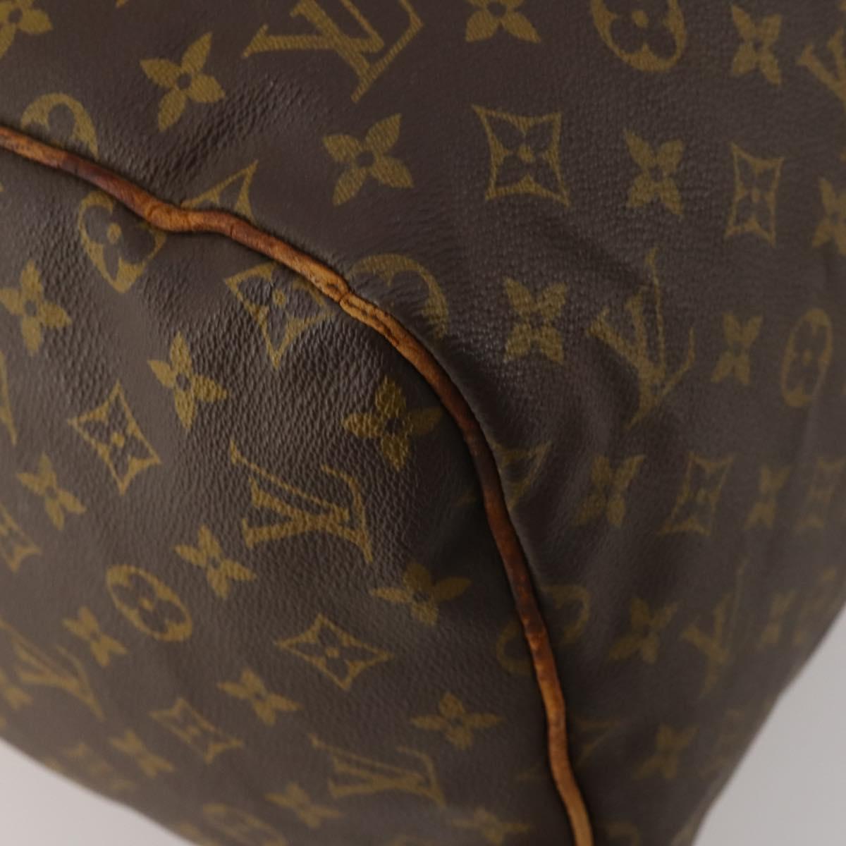 LOUIS VUITTON Monogram Sac Souple 55 Boston Bag M41622 LV Auth 190107
