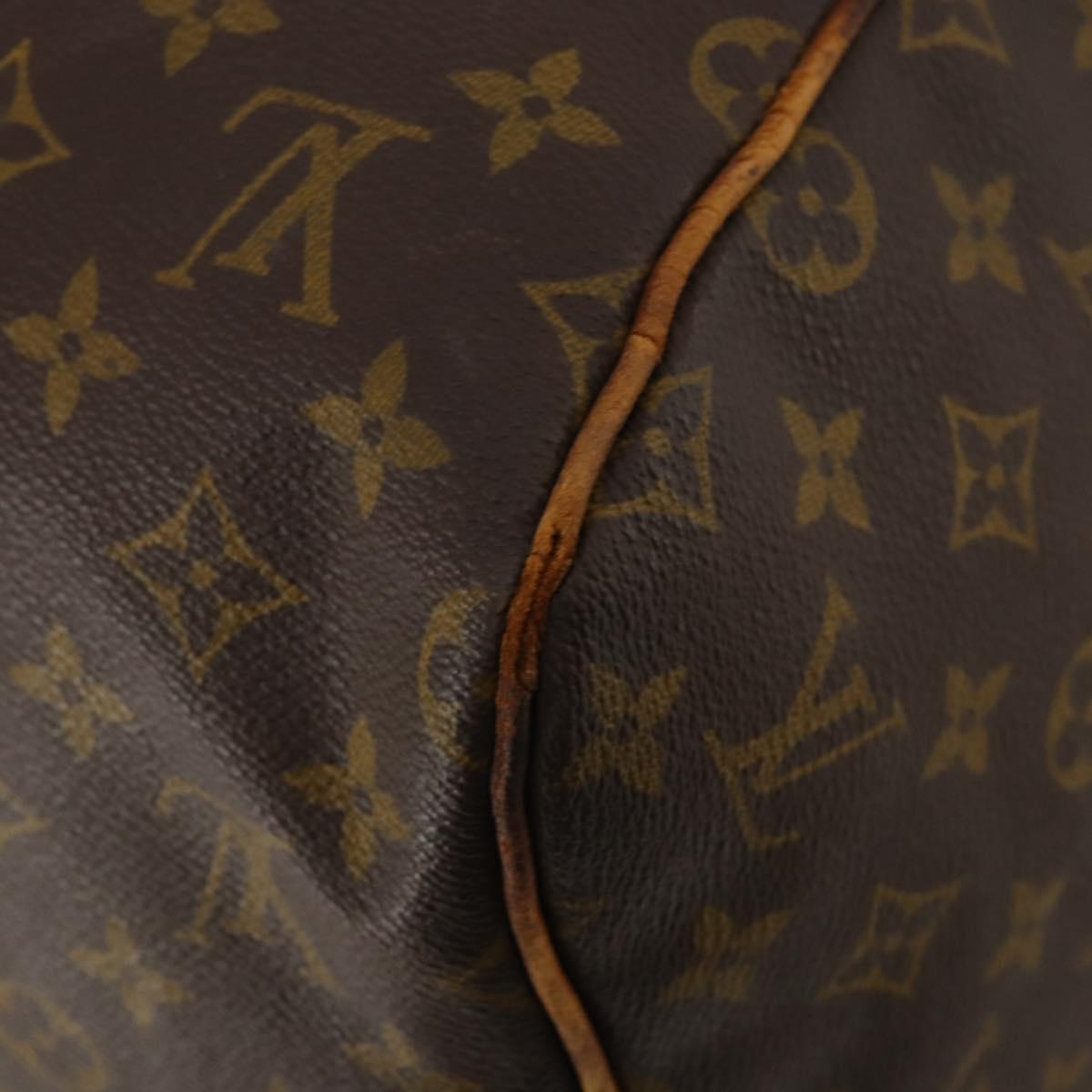 LOUIS VUITTON Monogram Sac Souple 55 Boston Bag M41622 LV Auth 190107