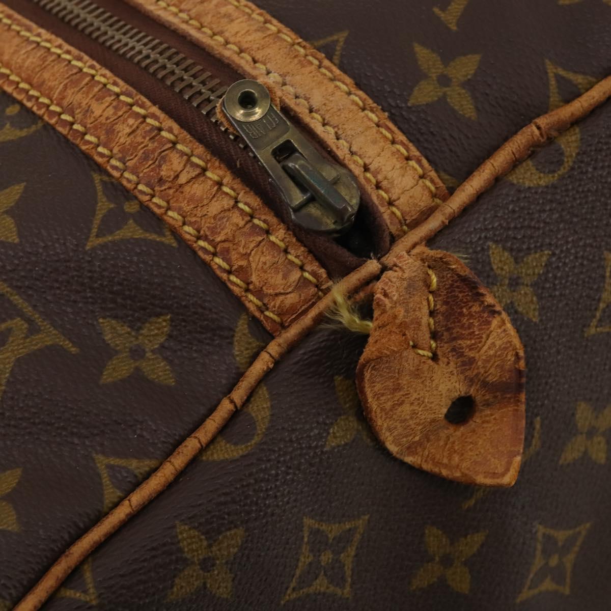 LOUIS VUITTON Monogram Sac Souple 55 Boston Bag M41622 LV Auth 190107