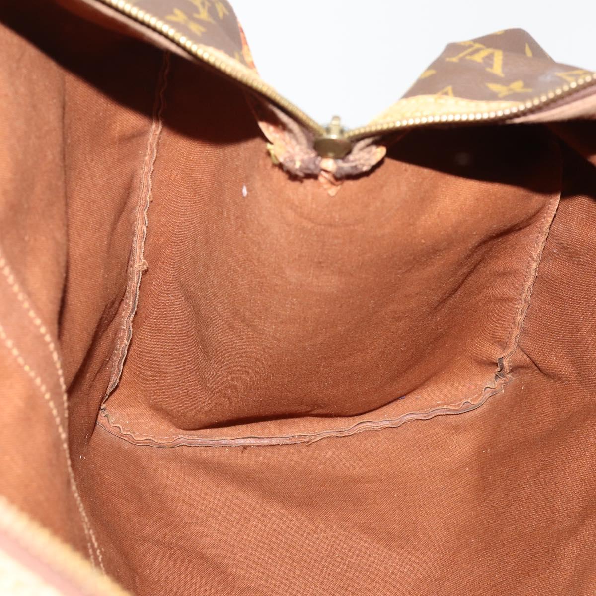 LOUIS VUITTON Monogram Sac Souple 55 Boston Bag M41622 LV Auth 190107