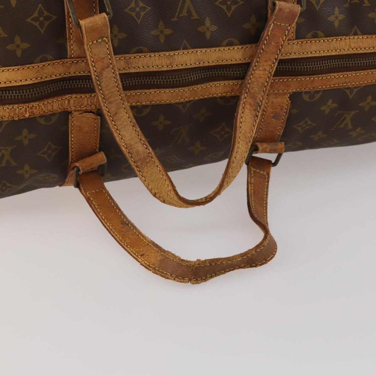 LOUIS VUITTON Monogram Sac Souple 55 Boston Bag M41622 LV Auth 190107