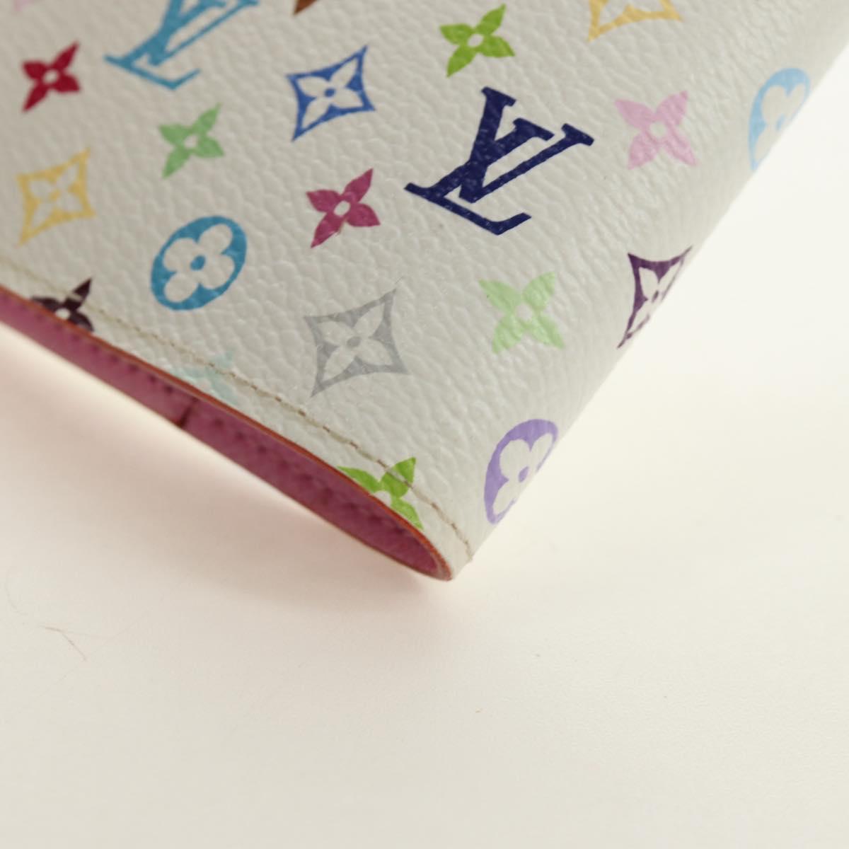 LOUIS VUITTON Monogram Multicolor Agenda PM Cover White R21074 LV Auth 190110M