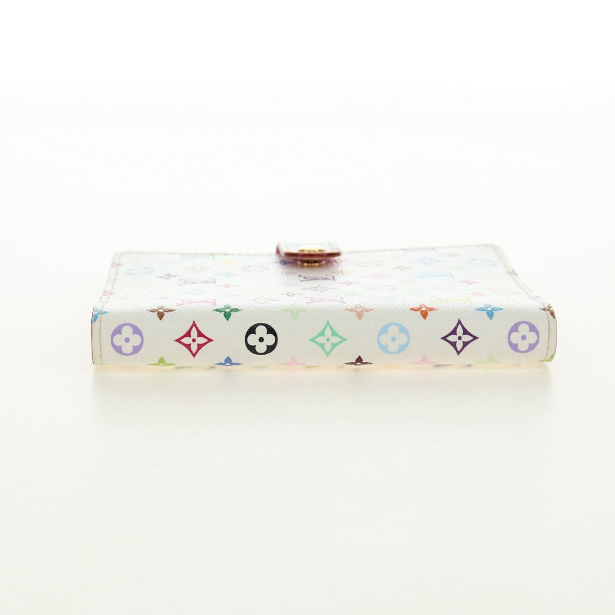 LOUIS VUITTON Monogram Multicolor Agenda PM Cover White R21074 LV Auth 190110M