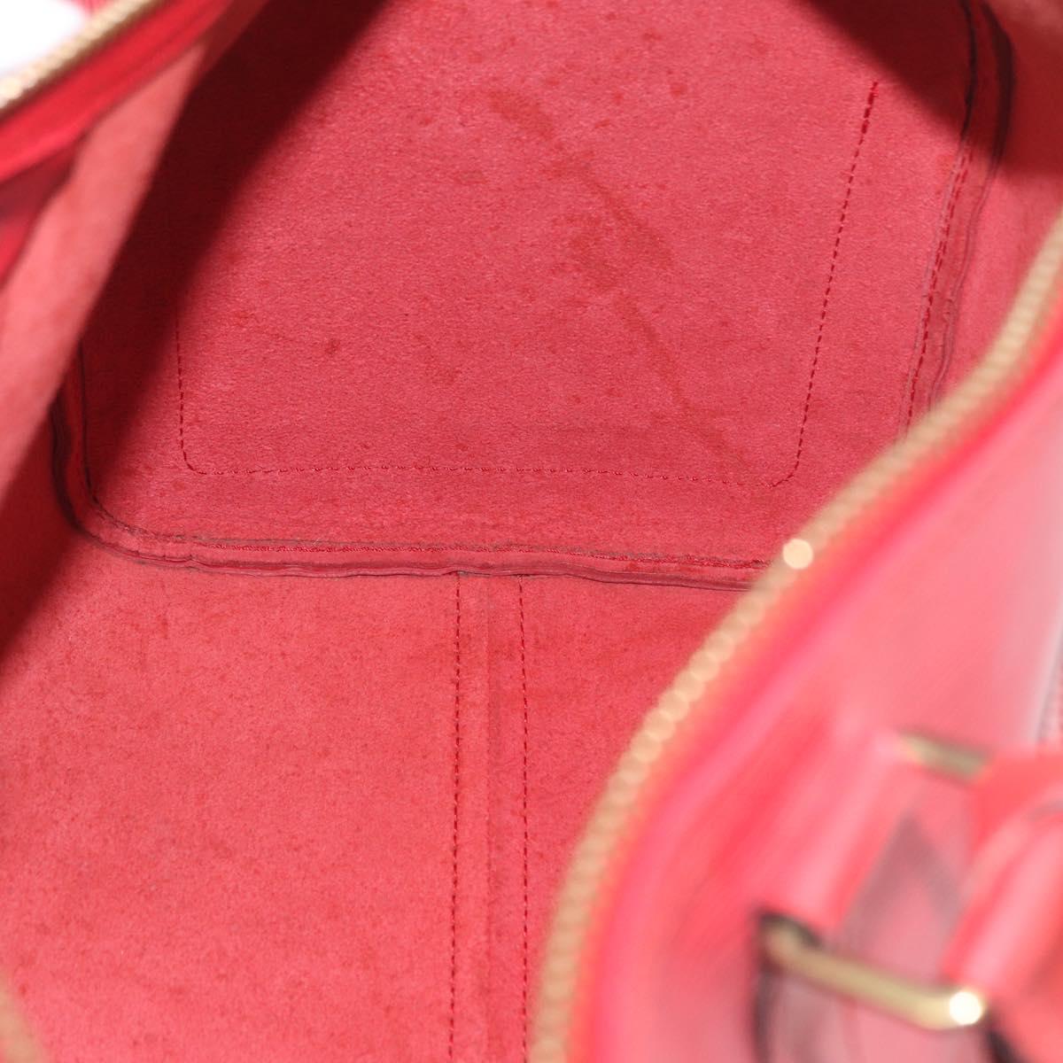LOUIS VUITTON Epi Keepall 50 Boston Bag Red M42967 LV Auth 190116A