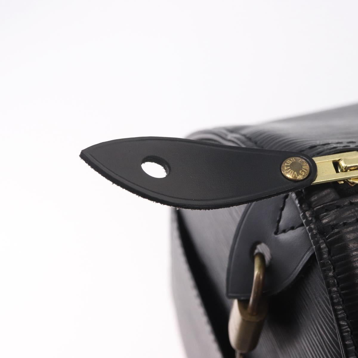 LOUIS VUITTON Epi Speedy 35 Hand Bag Black M42992 LV Auth 190122SAV