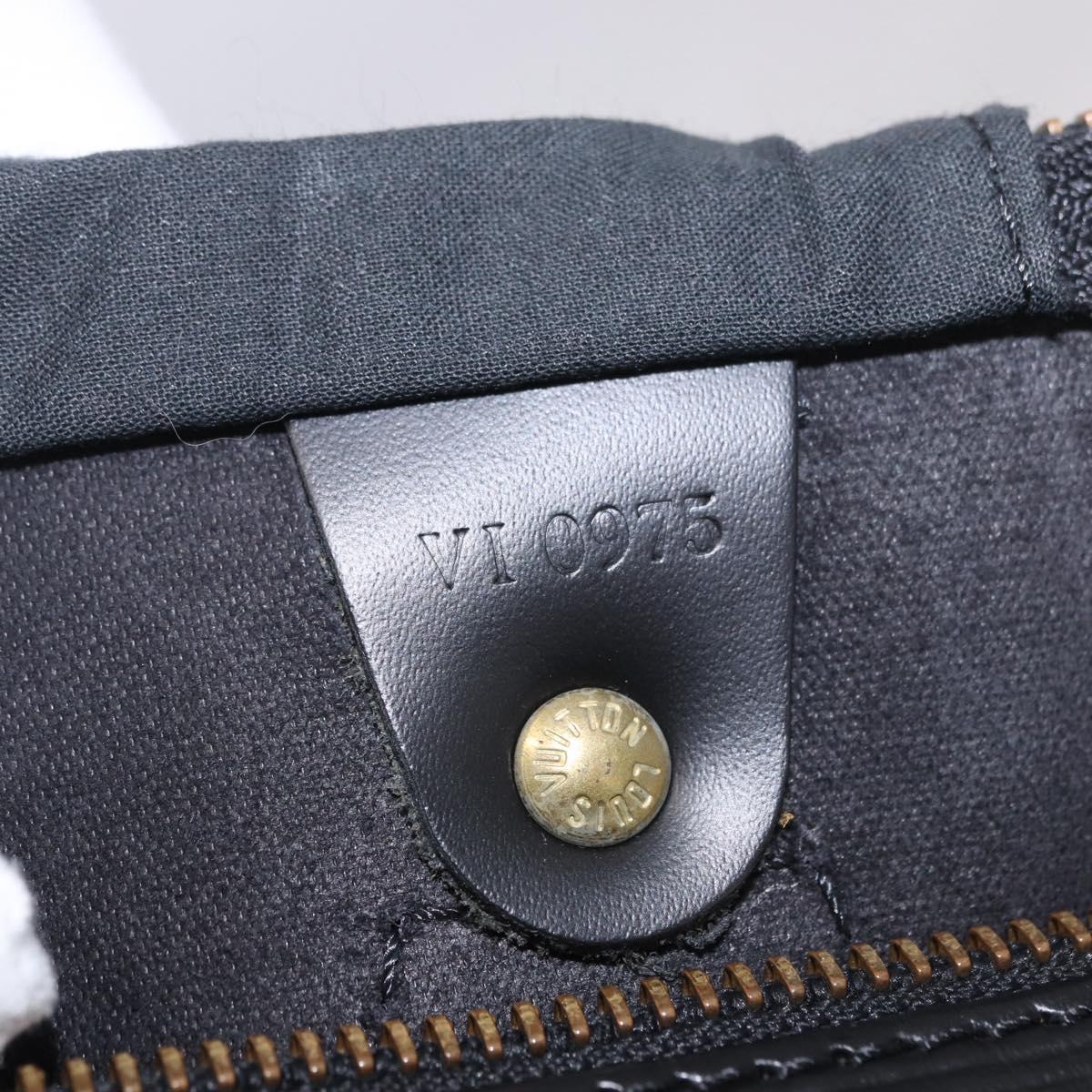 LOUIS VUITTON Epi Speedy 35 Hand Bag Black M42992 LV Auth 190122SAV