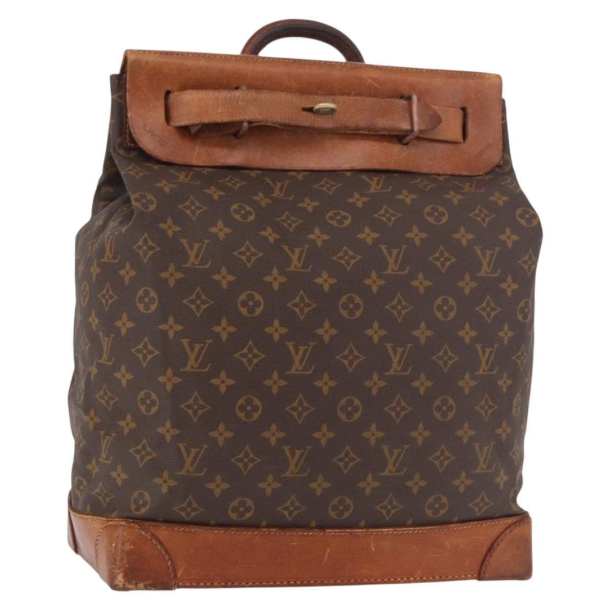 LOUIS VUITTON Monogram Steamer 35 Boston Bag M41128 LV Auth 190128A