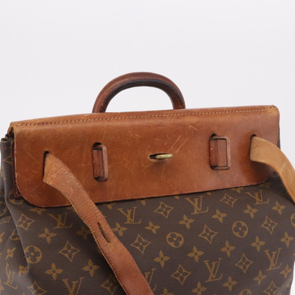 LOUIS VUITTON Monogram Steamer 35 Boston Bag M41128 LV Auth 190128A