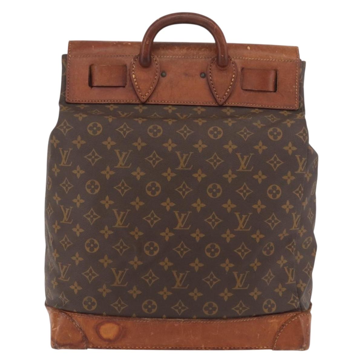 LOUIS VUITTON Monogram Steamer 35 Boston Bag M41128 LV Auth 190128A