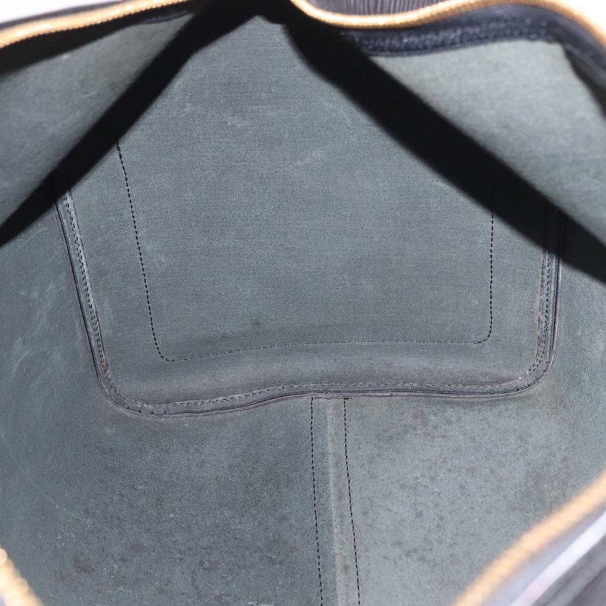 LOUIS VUITTON Epi Keepall 50 Boston Bag Black M42962 LV Auth 190131SAV