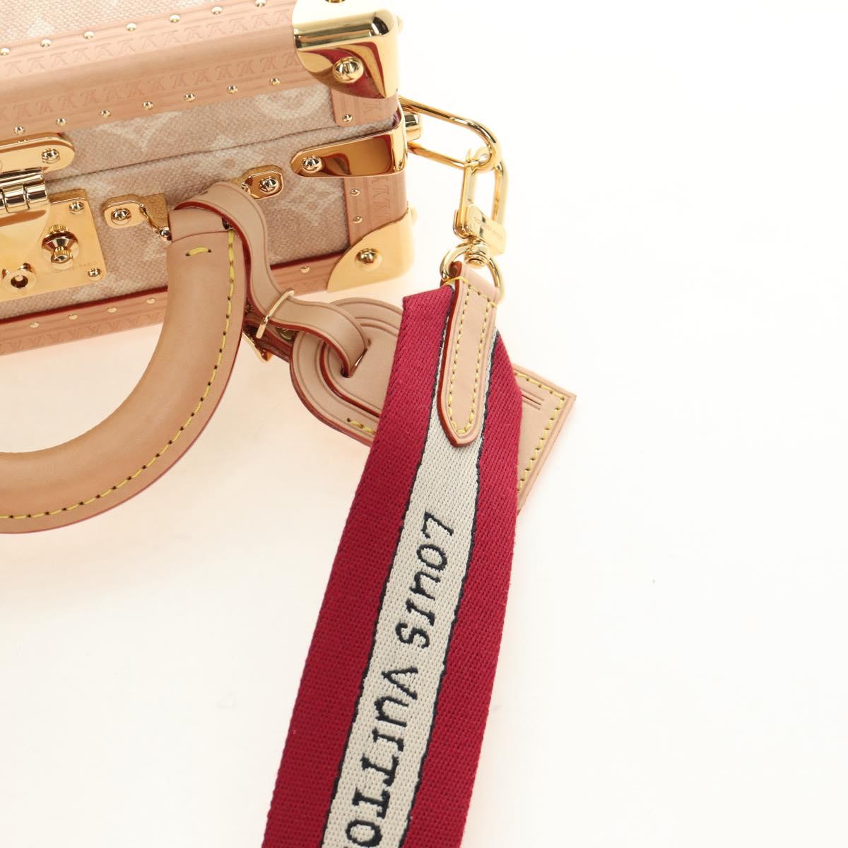 LOUIS VUITTON Miaowgram Petite Vallees Hand Bag Beige M14592 LV Auth 190136SM