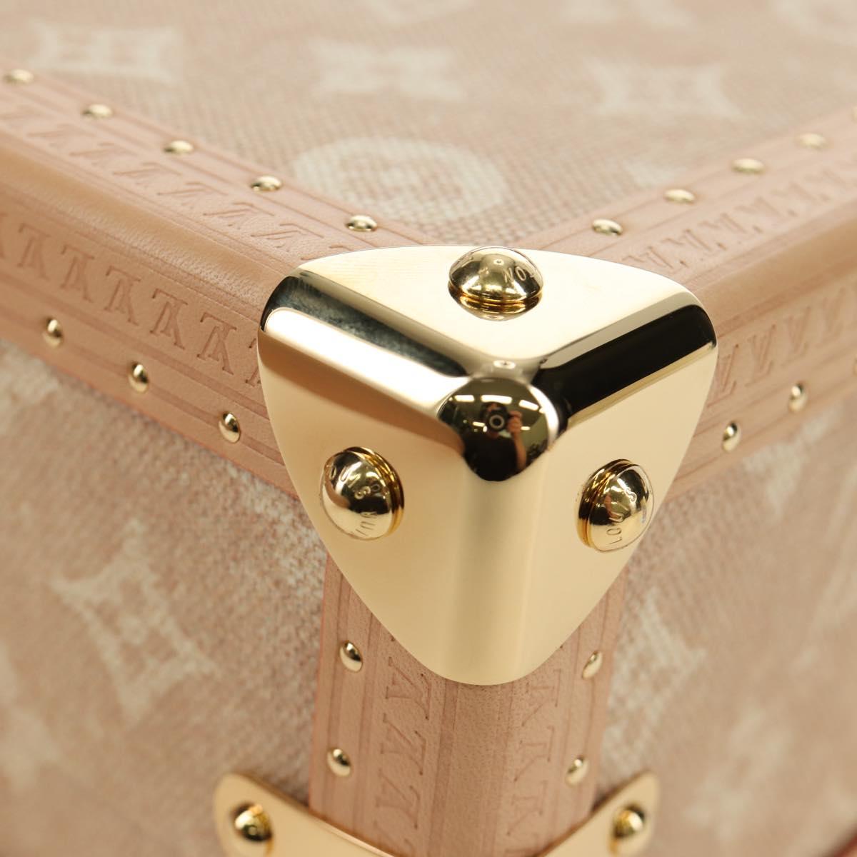 LOUIS VUITTON Miaowgram Petite Vallees Hand Bag Beige M14592 LV Auth 190136SM