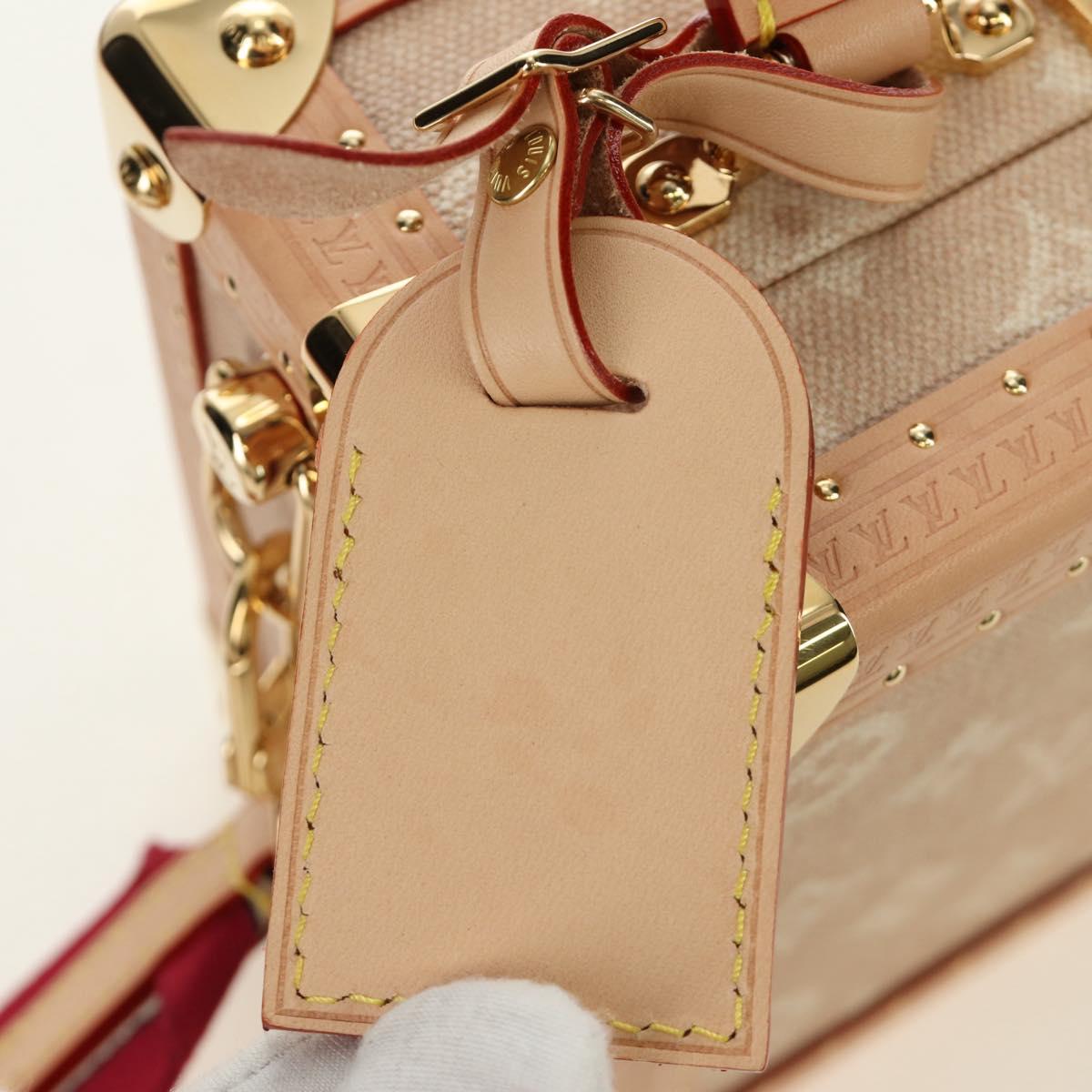 LOUIS VUITTON Miaowgram Petite Vallees Hand Bag Beige M14592 LV Auth 190136SM