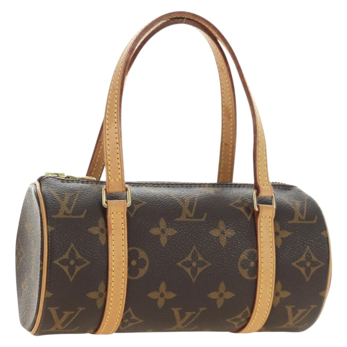 LOUIS VUITTON Monogram Papillon 19 Hand Bag M51389 LV Auth 190137SAV