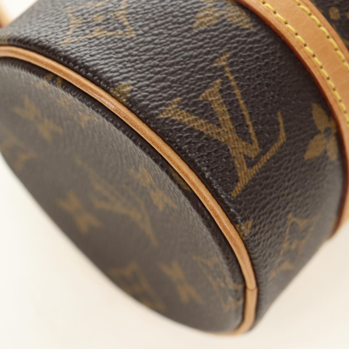 LOUIS VUITTON Monogram Papillon 19 Hand Bag M51389 LV Auth 190137SAV