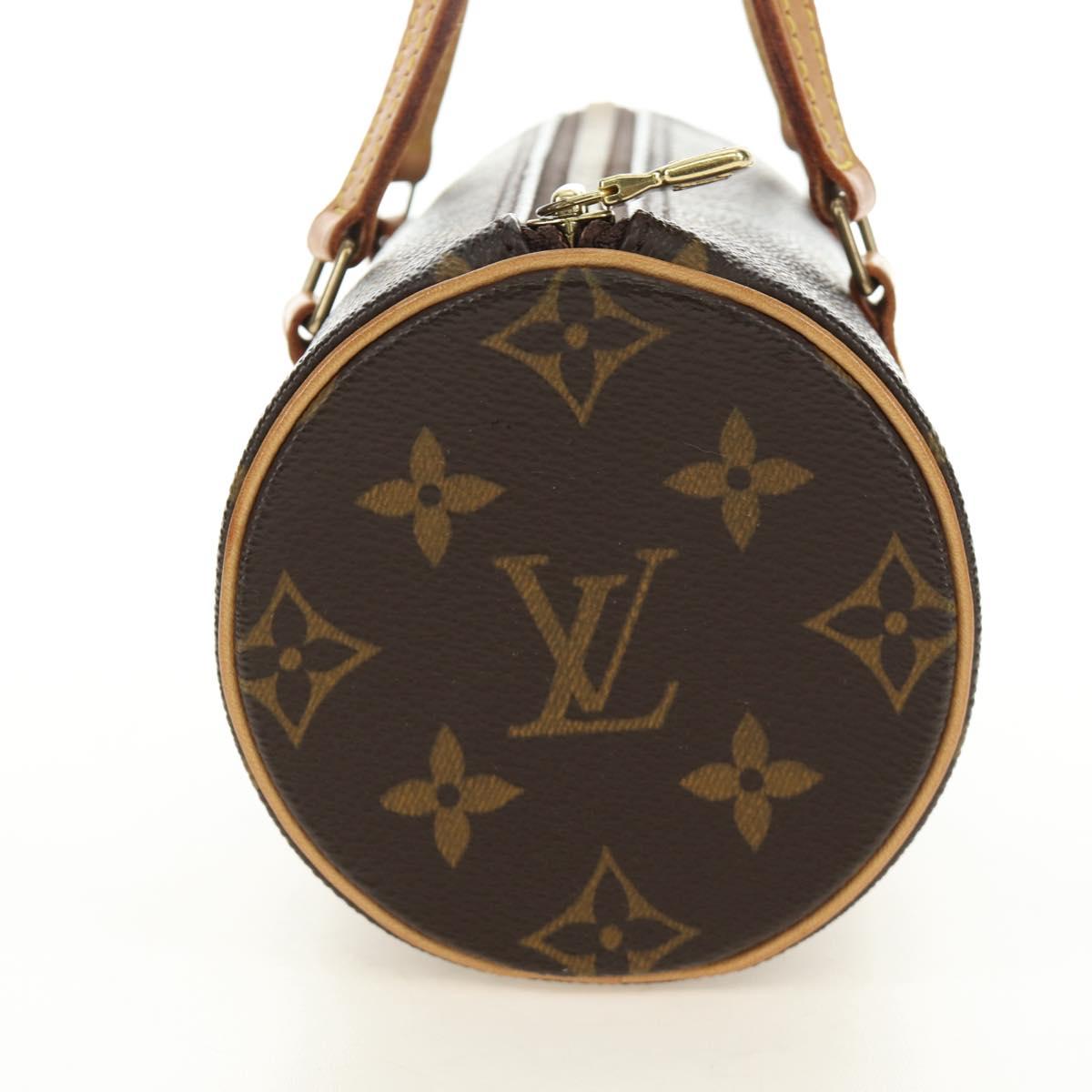 LOUIS VUITTON Monogram Papillon 19 Hand Bag M51389 LV Auth 190137SAV