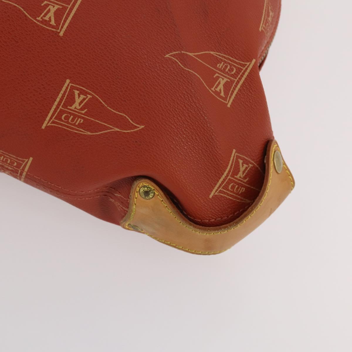 LOUIS VUITTON LV Cup Kabul Boston Bag Red M80020 LV Auth 190139