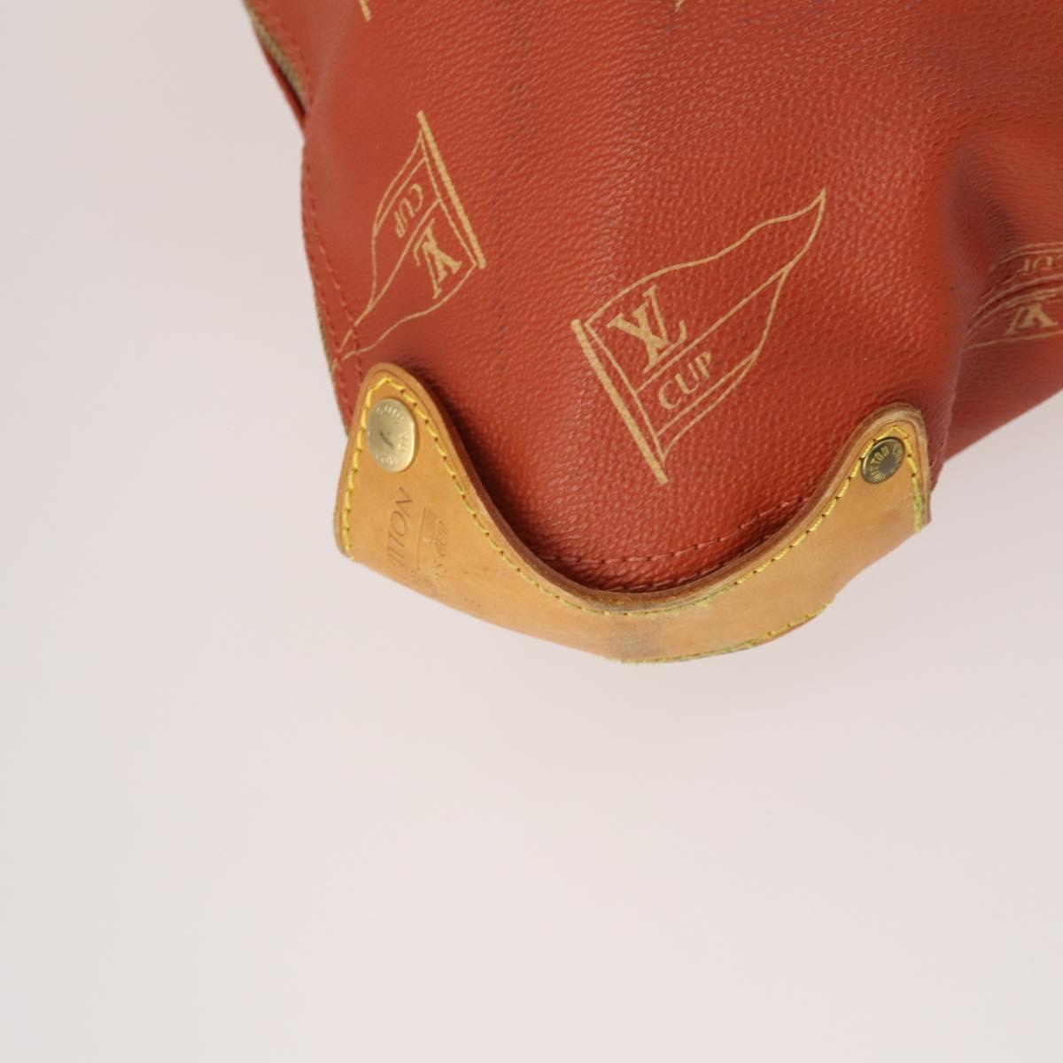LOUIS VUITTON LV Cup Kabul Boston Bag Red M80020 LV Auth 190139