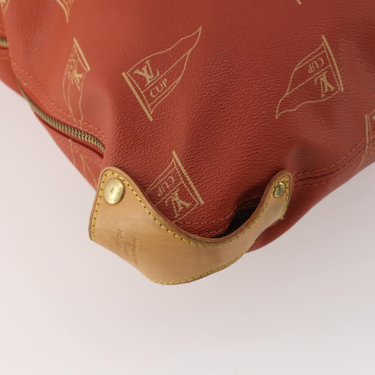 LOUIS VUITTON LV Cup Kabul Boston Bag Red M80020 LV Auth 190139