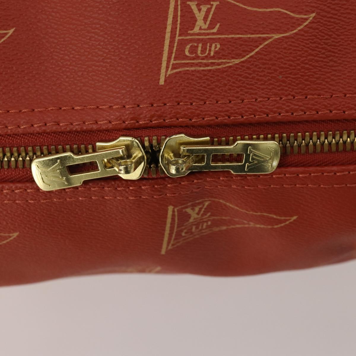 LOUIS VUITTON LV Cup Kabul Boston Bag Red M80020 LV Auth 190139