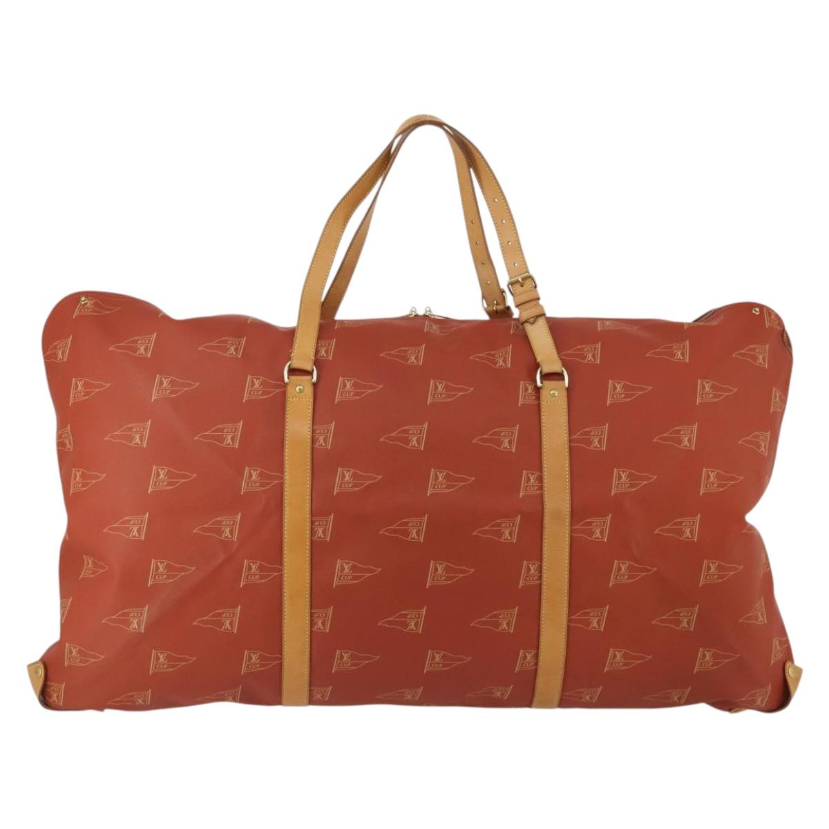 LOUIS VUITTON LV Cup Kabul Boston Bag Red M80020 LV Auth 190139