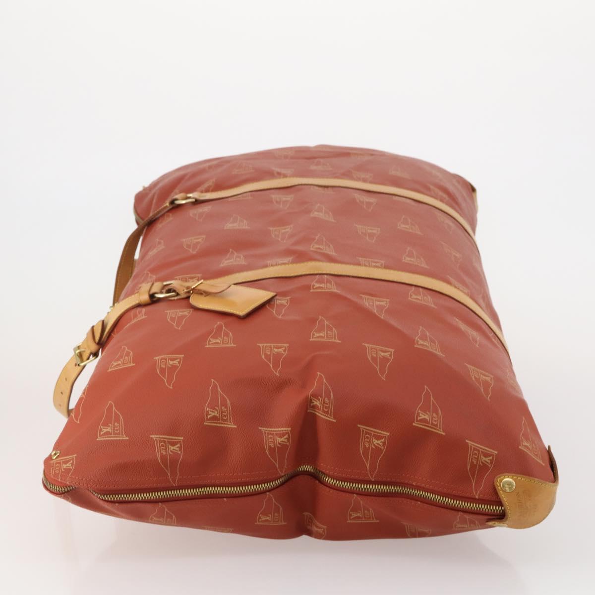 LOUIS VUITTON LV Cup Kabul Boston Bag Red M80020 LV Auth 190139